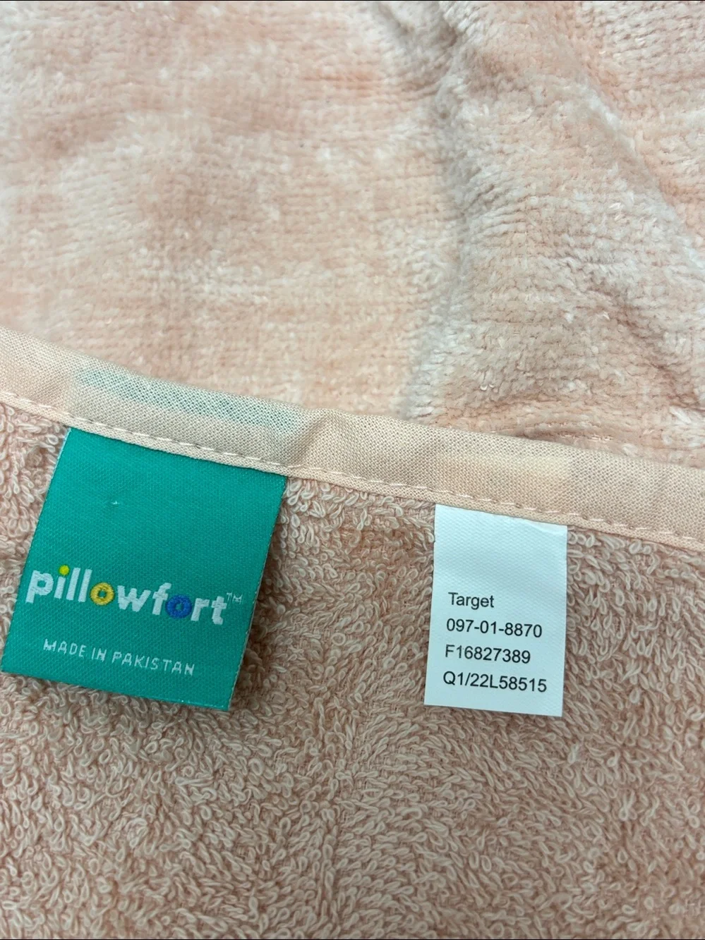 Pillowfort Pink Dinosaur Kid Hooded Towel 25